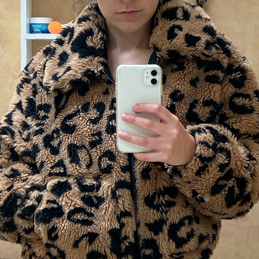 cheetah coat, beautiful condition